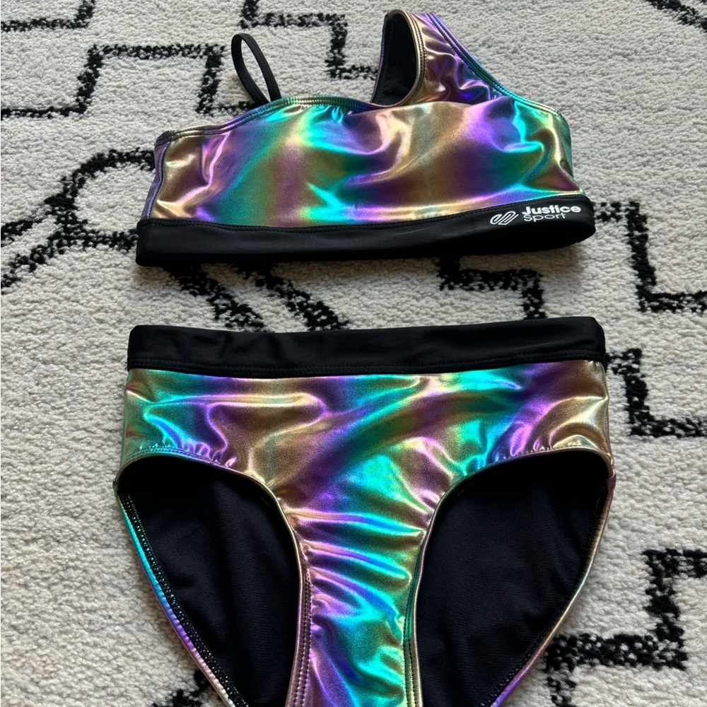 Justice sport 2 piece swimwear